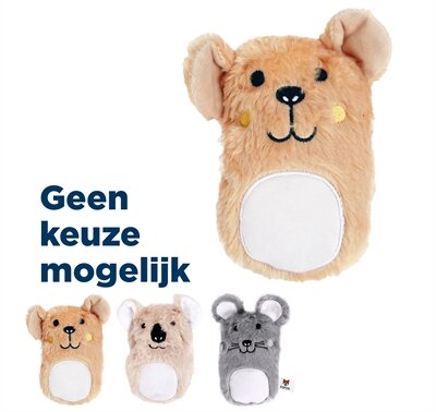 Fofos Puppy Koala / Hamster / Muis Pluche Assorti 21,5X14X5,5 CM