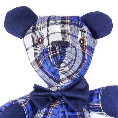 Rosewood Blueberry Beer Geruit Blauw 23 CM