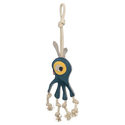 Trixie Monster Leer Met Touw 47 CM