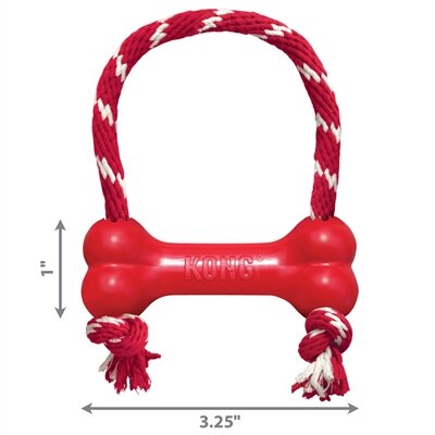 Kong Goodie Bone Met Touw 8,5X2X3 CM