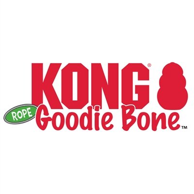 Kong Goodie Bone Met Touw 7-16 KG 18X4,5X6,5 CM