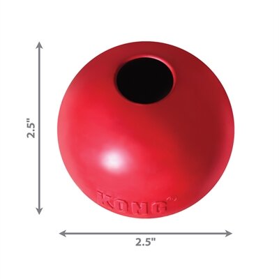 Kong Bal Met Gat Rubber 6,5X6,5X6,5 CM