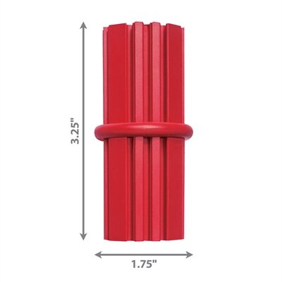 Kong Dental Stick Rubber Rood 8,5X4X4 CM