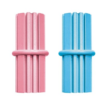 Kong Puppy Teething Stick Roze Of Lichtblauw Assorti 12X5,5X5,5 CM