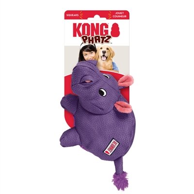 Kong Phatz Hippo Nijlpaard Paars 22X12,5X15 CM