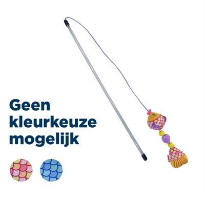 Kong Kattenhengel Scrattles Vis Assorti 47X6X5 CM