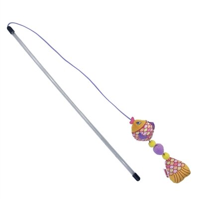 Kong Kattenhengel Scrattles Vis Assorti 47X6X5 CM