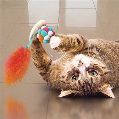 Kong Cat Active Bubble Bal Assorti 5,5X5,5X23 CM
