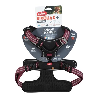 Zolux Bvk Hondentuig Red XL 45-77,5X81-107 CM