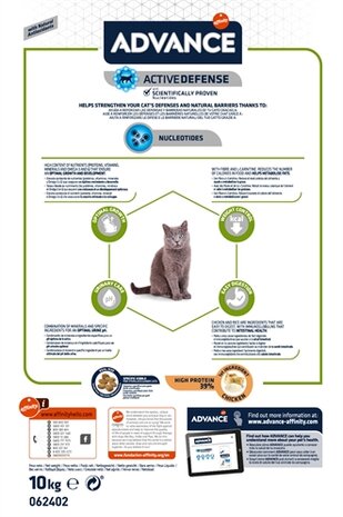 Advance Cat Junior Sterilized Chicken 10 KG