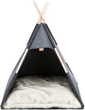 TRIXIE SCHUILPLAATS TIPI VILT ANTRACIET