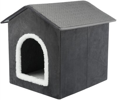 TRIXIE HONDENMAND / KATTENMAND HUIS LIVIA GRIJS / WIT