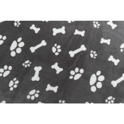 TRIXIE HONDENDEKEN KENNY FLEECE BOT / POOTJES GRIJS