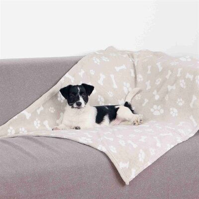 TRIXIE HONDENDEKEN KENNY FLEECE BOT / POOTJES BEIGE