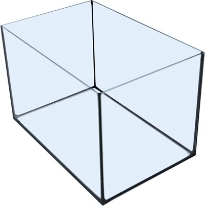 AQUARIUM MET ZWARTE KIT