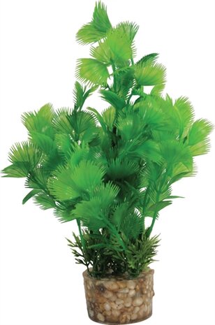 ZOLUX ORNAMENT PASTIC PLANT OP STENEN PUNTIG ASSORTI