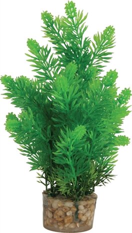 ZOLUX ORNAMENT PASTIC PLANT OP STENEN NEUTRAAL ASSORTI