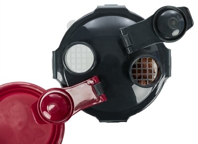 TRIXIE WATERFLES / VOERFLES INCLUSIEF REISBAK KUNSTSTOF / SILICONE