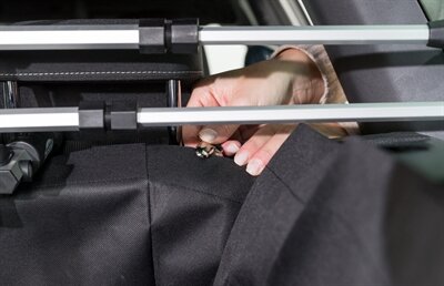 TRIXIE AUTO HONDENDEKEN KOFFERBAK ZWART