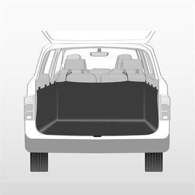 TRIXIE AUTO HONDENDEKEN KOFFERBAK ZWART