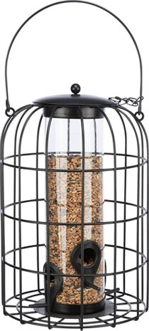 TRIXIE VOERDISPENSER MET GAASBESCHERMING ZWART