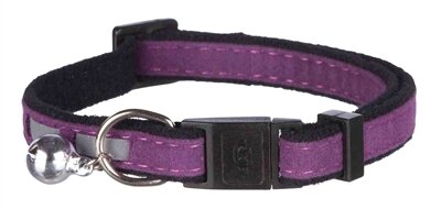 TRIXIE HALSBAND KAT SAFER LIFE FLUWEEL REFLECTEREND ASSORTI