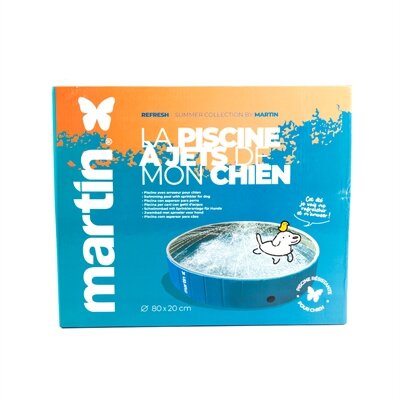 MARTIN POOL MET JETS BLAUW / WIT