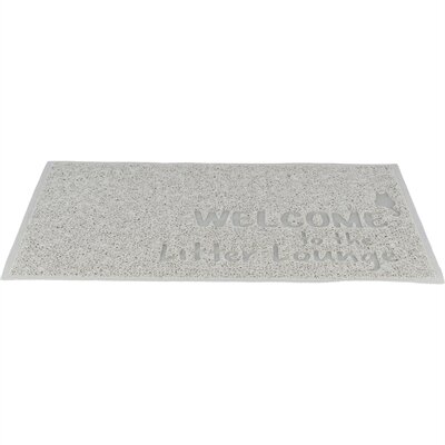 TRIXIE KATTENBAKMAT PVC LICHTGRIJS