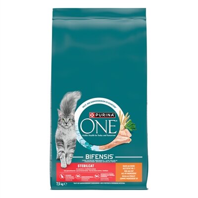 PURINA ONE STERILCAT KIP EN TARWE