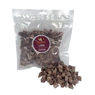PETSNACK SUPERDRY RUNDERLONG GEVRIESDROOGD