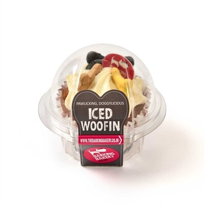 THE BARKING BAKERY VANILLA WOOFIN MET VANILLA GLAZUUR