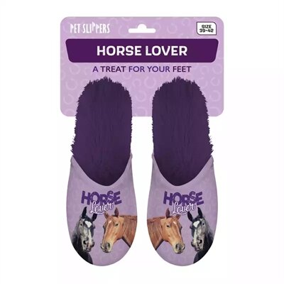 PANTOFFEL HORSE LOVER PAARS