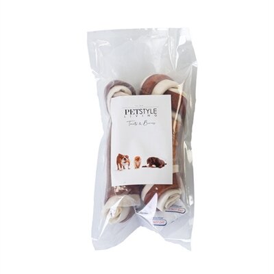 PETSTYLE LIVING GEKNOOPT BOT MULTICOLOR MET KIP