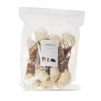 PETSTYLE LIVING GEKNOOPT BOT WIT MET EEND