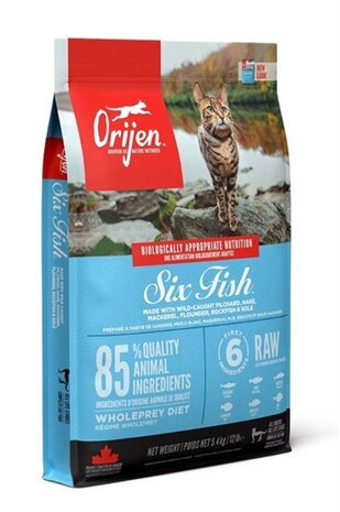 ORIJEN WHOLE PREY 6 FISH CAT