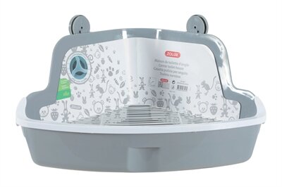 ZOLUX HOEKTOILET KNAAGDIER GRIJS