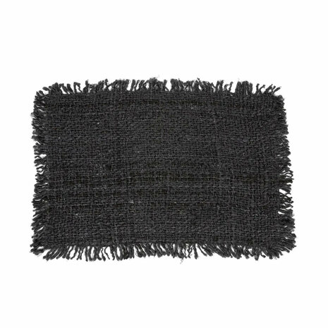 The Oh My Gee Placemat - Black Navy - Set Van 4