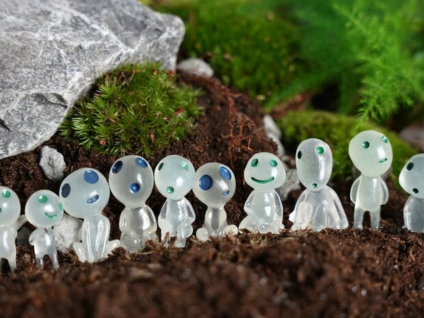 Glow In The Dark Planthero’s - 10Pcs - 3Cm Green Planthero's 10 pcs