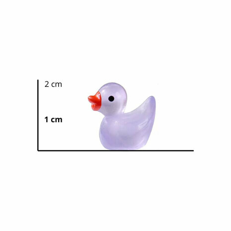 Glow In The Dark - Ducks - Multi - ↑ 2 Cm - 7 Pcs