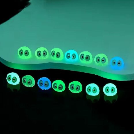 Glow In The Dark - Minis - Multi - ↑ 1 Cm - 14 Pcs