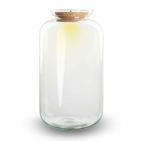 Terrarium With Cork - Sven Xl With Led Light - Closed Terrarium ↑ 43 Cm