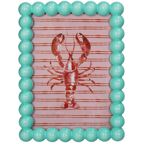 Photo Frame Polyresin – Turquoise