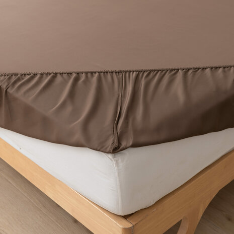 Hoeslaken - Coffee Brown - Premium 80 X 200