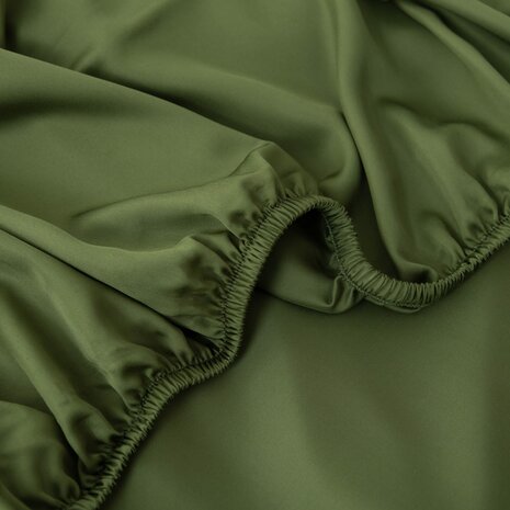 Hoeslaken - Deep Moss - Premium 80 X 200