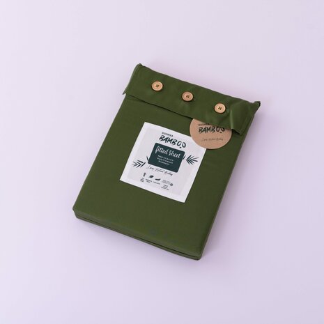 Hoeslaken - Deep Moss - Premium 80 X 200